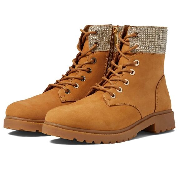 Michael Kors Alistair Bootie – Tan MK Logo, Women’s 7 M - Picture 2 of 5